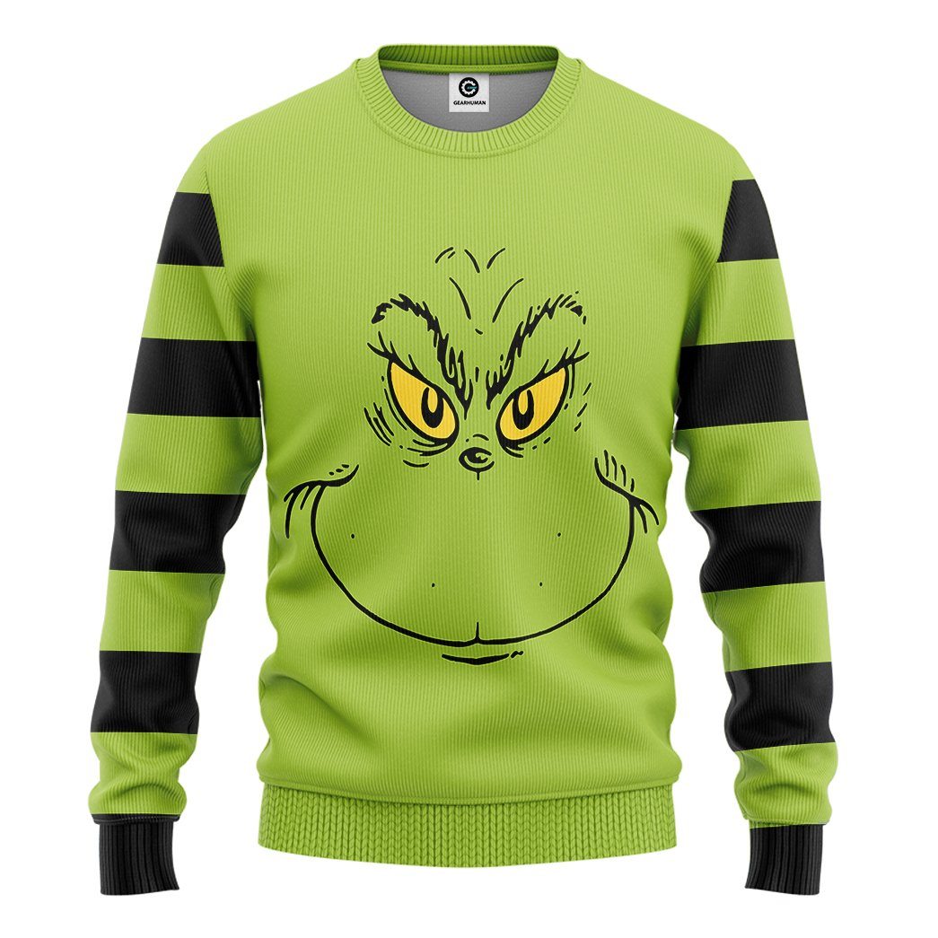  Grinch Stripes Tshirt Hoodie Apparel
