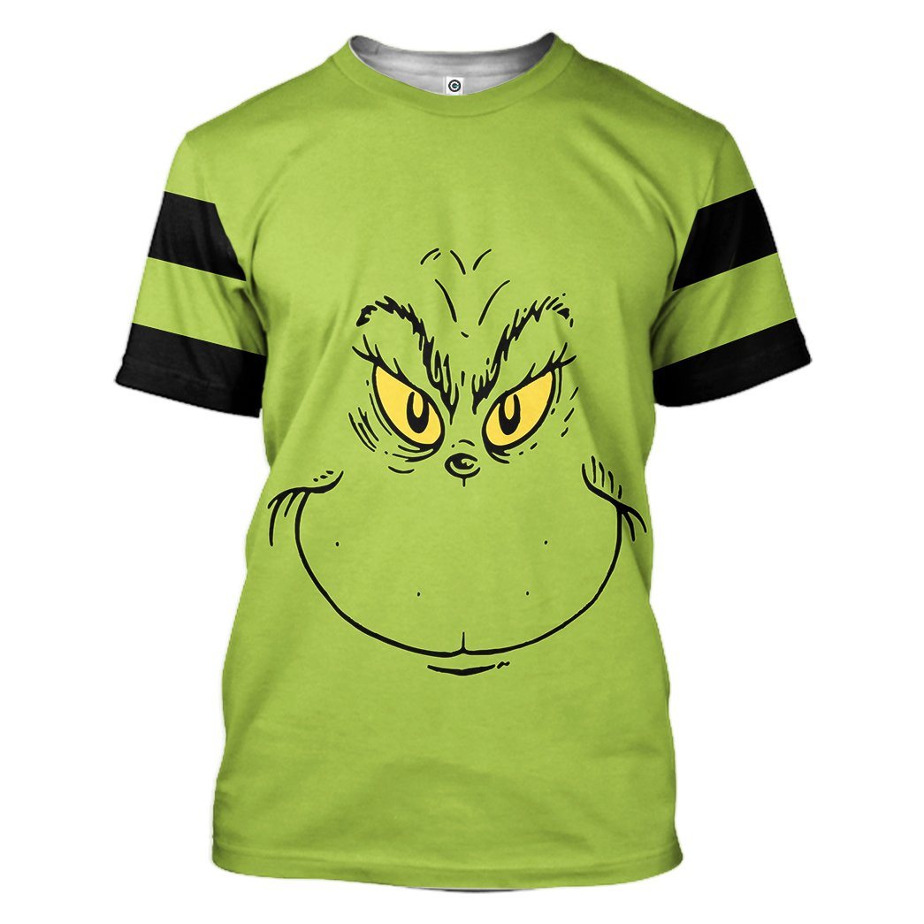  Grinch Stripes Tshirt Hoodie Apparel