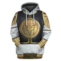  Mighty Morphin White Power Rangers Custom Hoodie Apparel