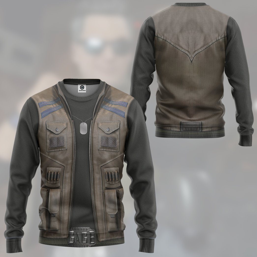  Mortal Kombat Johnny Cage Costume Tshirt Hoodie Apparel