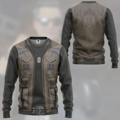  Mortal Kombat Johnny Cage Costume Tshirt Hoodie Apparel