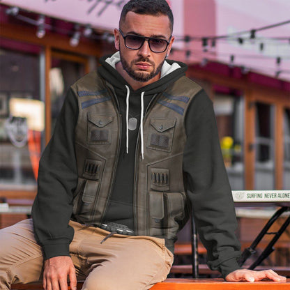  Mortal Kombat Johnny Cage Costume Tshirt Hoodie Apparel