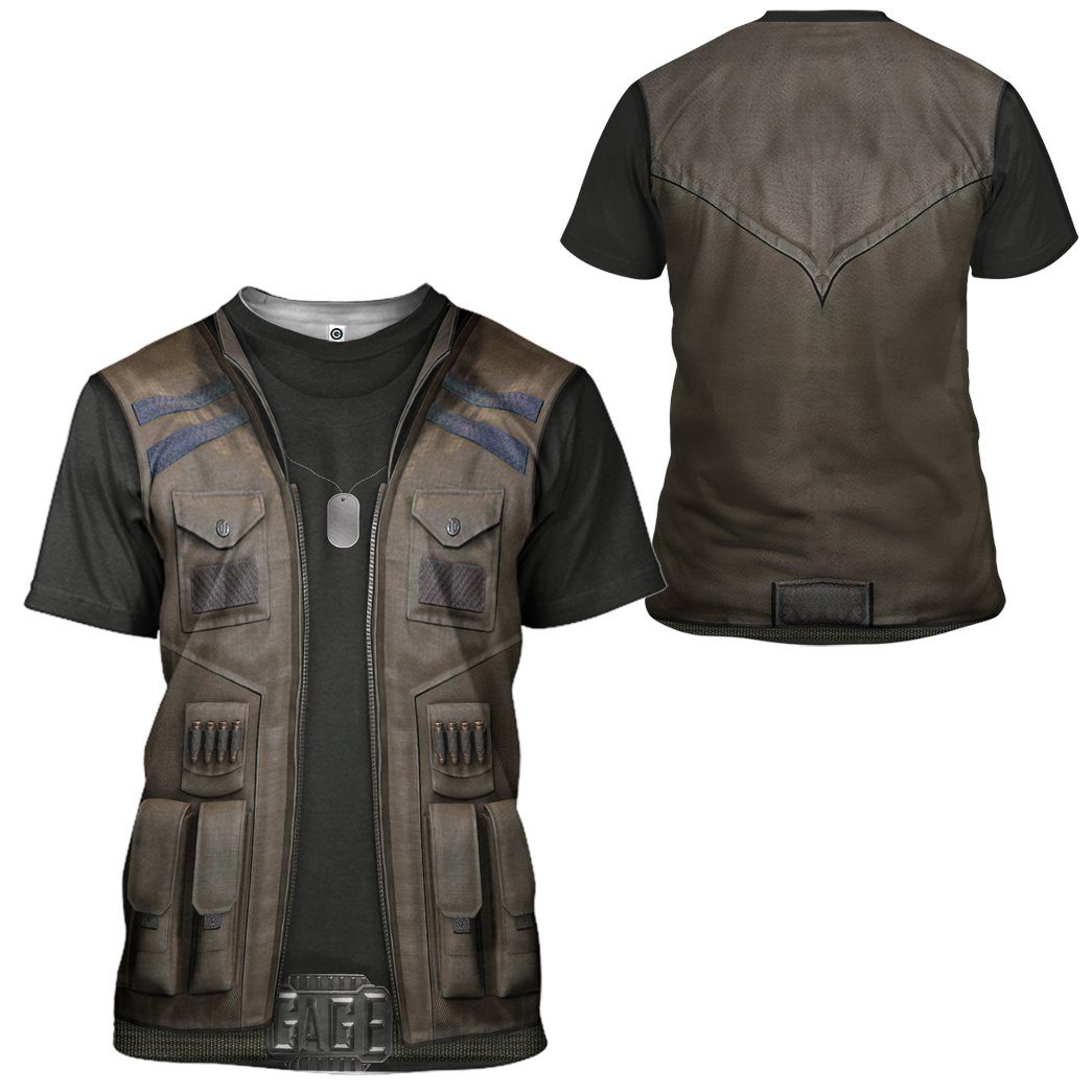  Mortal Kombat Johnny Cage Costume Tshirt Hoodie Apparel