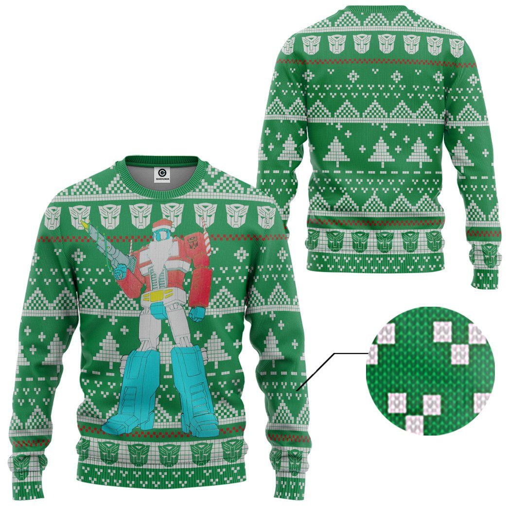  Optimus Prime Ugly Christmas Sweater Custom Tshirt Hoodie Apparel