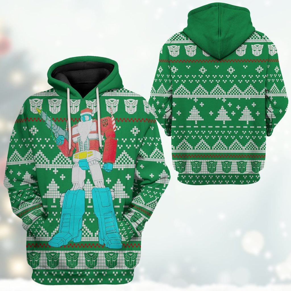  Optimus Prime Ugly Christmas Sweater Custom Tshirt Hoodie Apparel