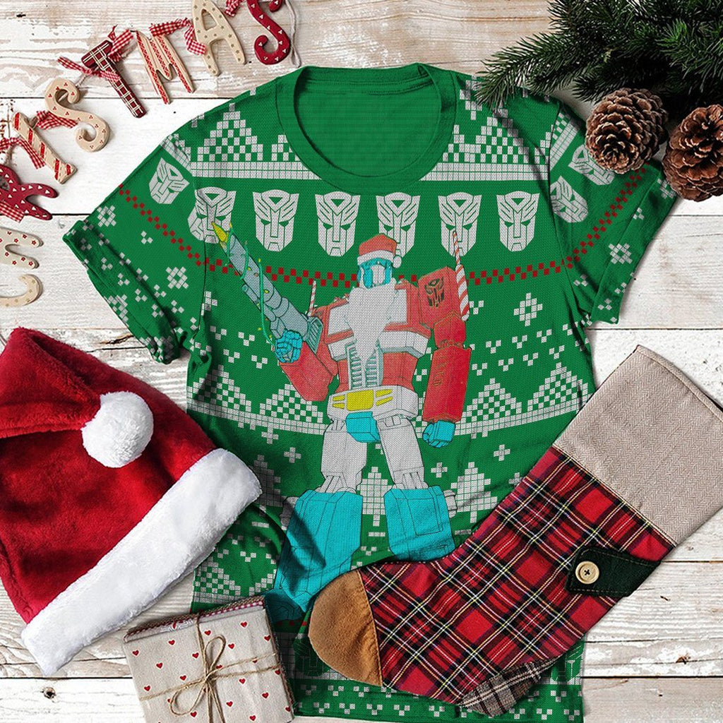 Optimus Prime Ugly Christmas Sweater Custom Tshirt Hoodie Apparel