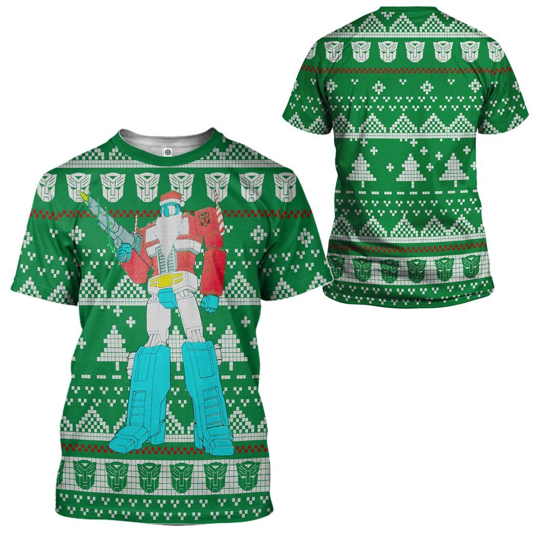  Optimus Prime Ugly Christmas Sweater Custom Tshirt Hoodie Apparel