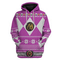  Pink MIGHTY MORPHIN Power Ranger Ugly Custom Tshirt Hoodie Apparel