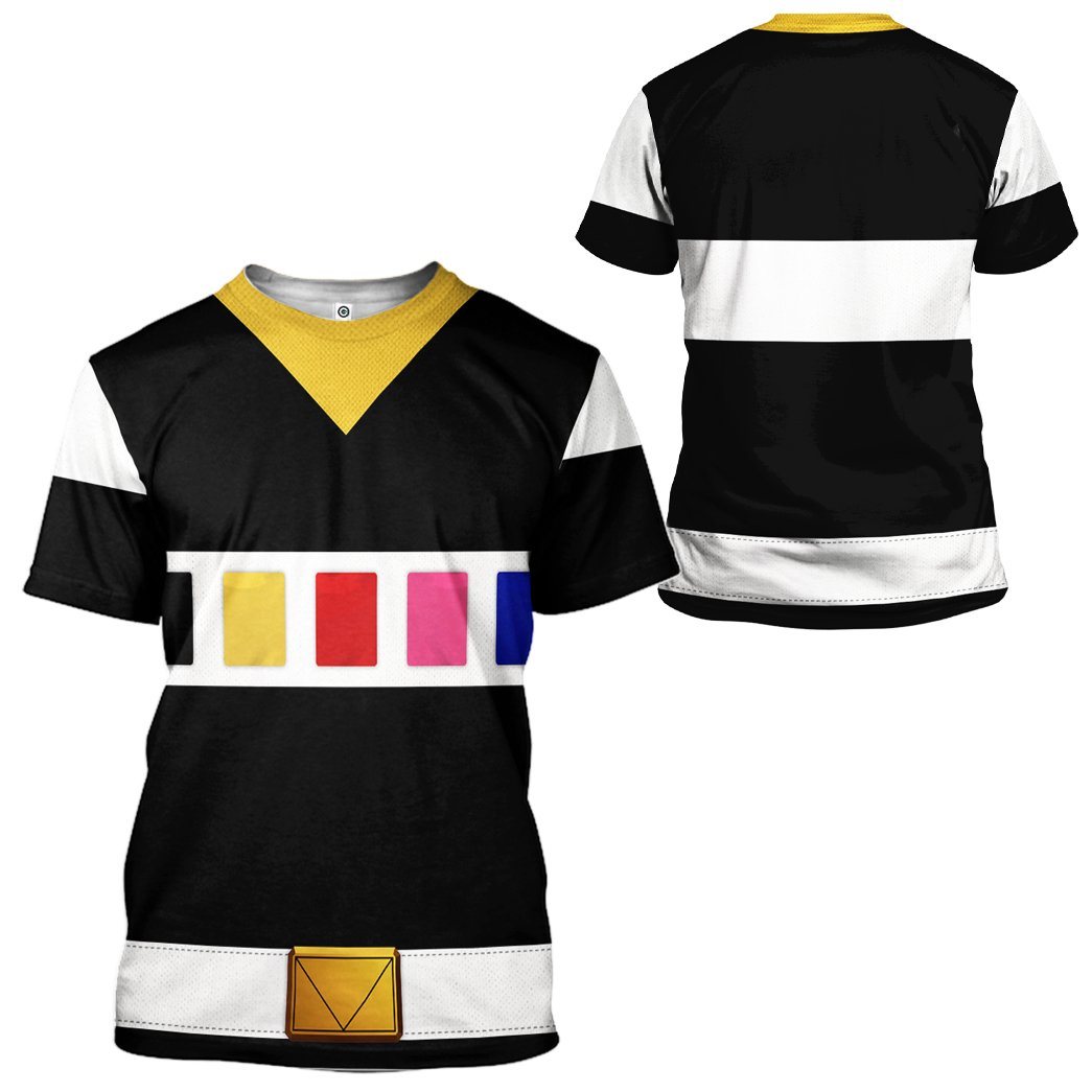  Power Rangers in Space Black Custom Tshirt Hoodie Apparel