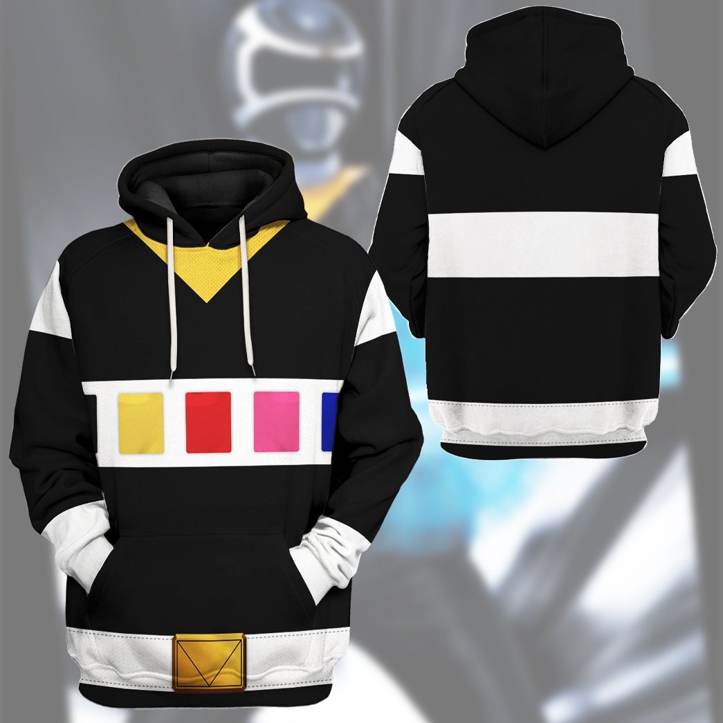 Power Rangers in Space Black Custom Tshirt Hoodie Apparel