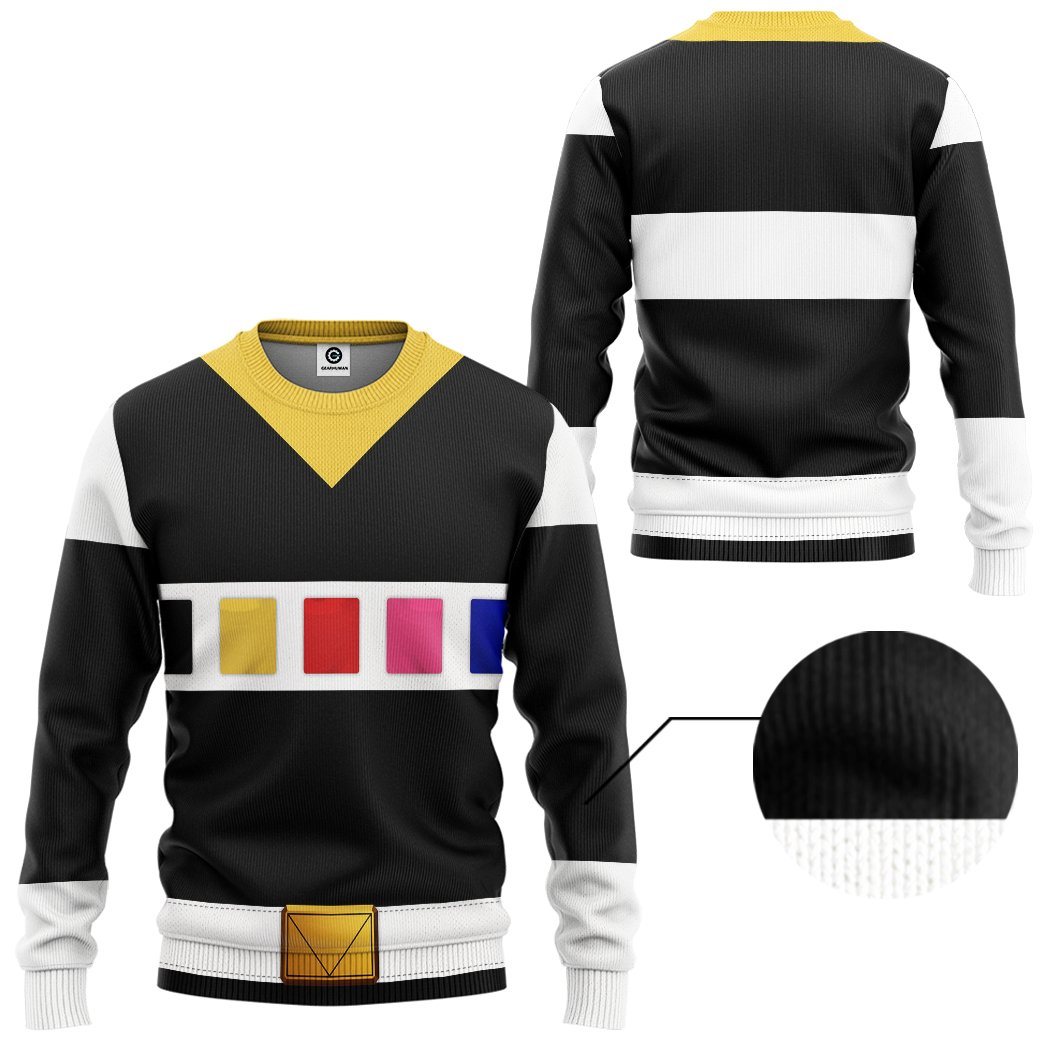  Power Rangers in Space Black Custom Tshirt Hoodie Apparel