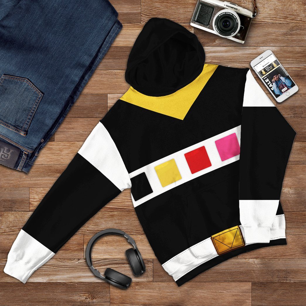  Power Rangers in Space Black Custom Tshirt Hoodie Apparel