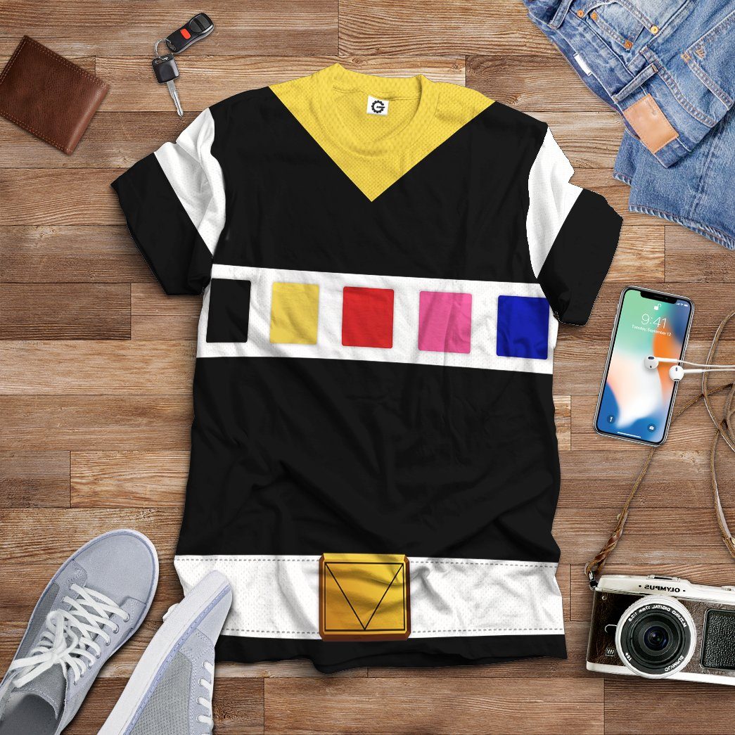  Power Rangers in Space Black Custom Tshirt Hoodie Apparel