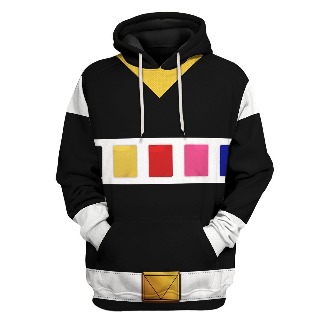  Power Rangers in Space Black Custom Tshirt Hoodie Apparel