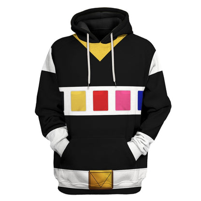 Power Rangers in Space Black Custom Tshirt Hoodie Apparel