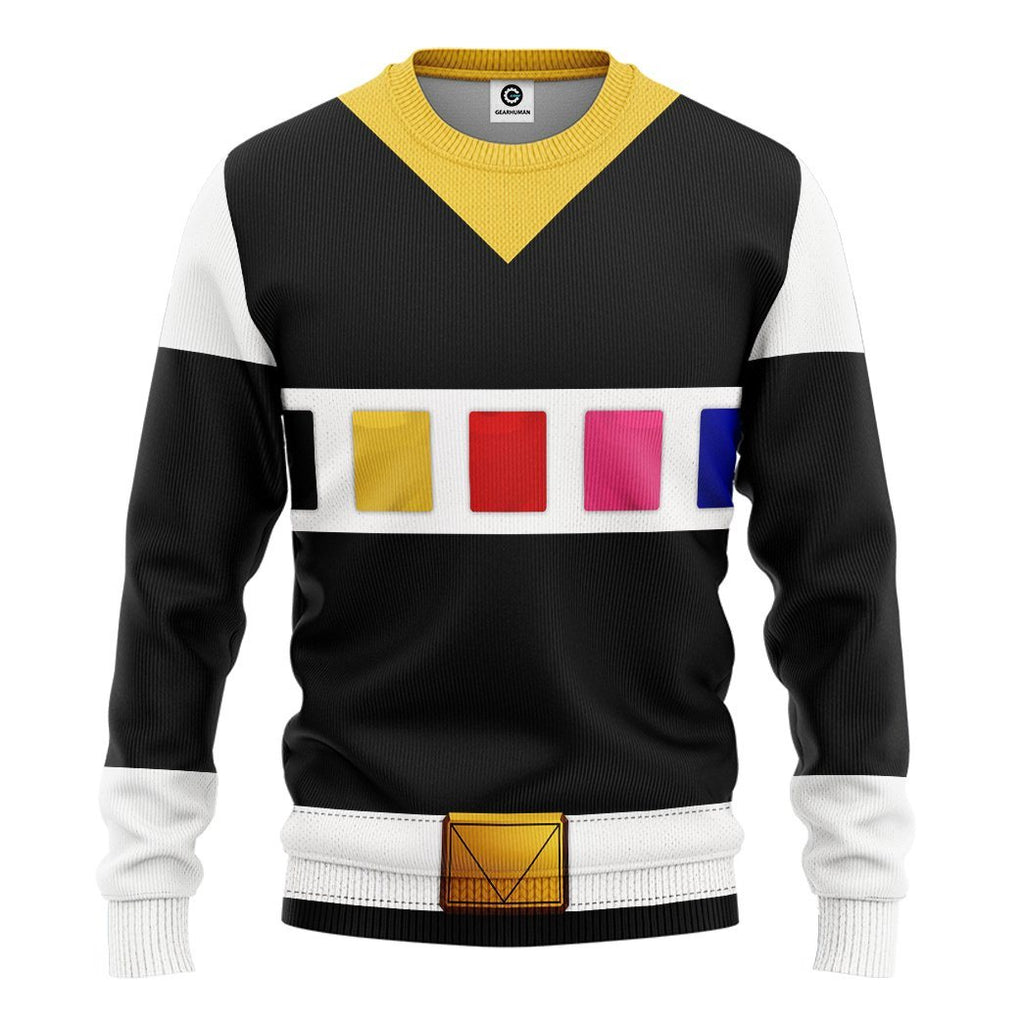  Power Rangers in Space Black Custom Tshirt Hoodie Apparel