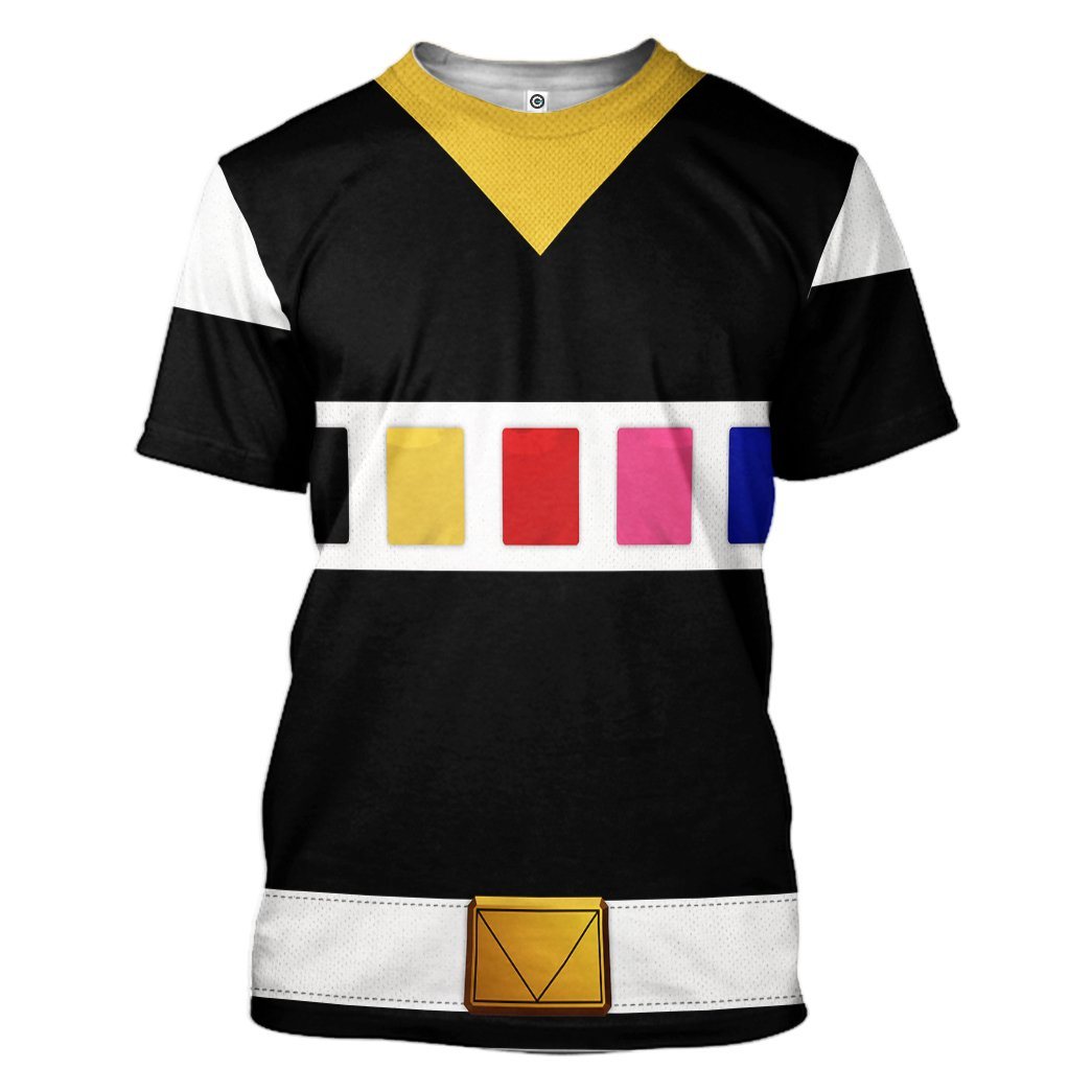  Power Rangers in Space Black Custom Tshirt Hoodie Apparel