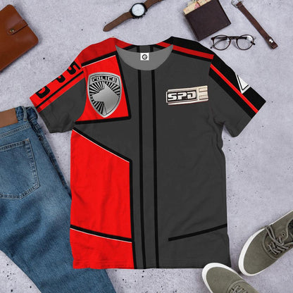  Power Rangers S.P.D Red Uniform Tshirt Hoodie Apparel