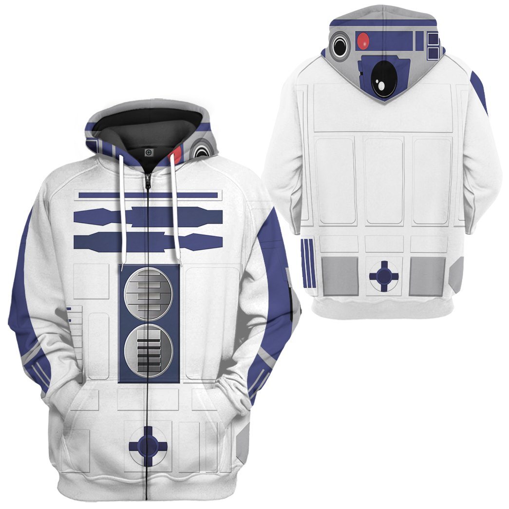  R2D2 Cosplay Custom Tshirt Hoodie Apparel