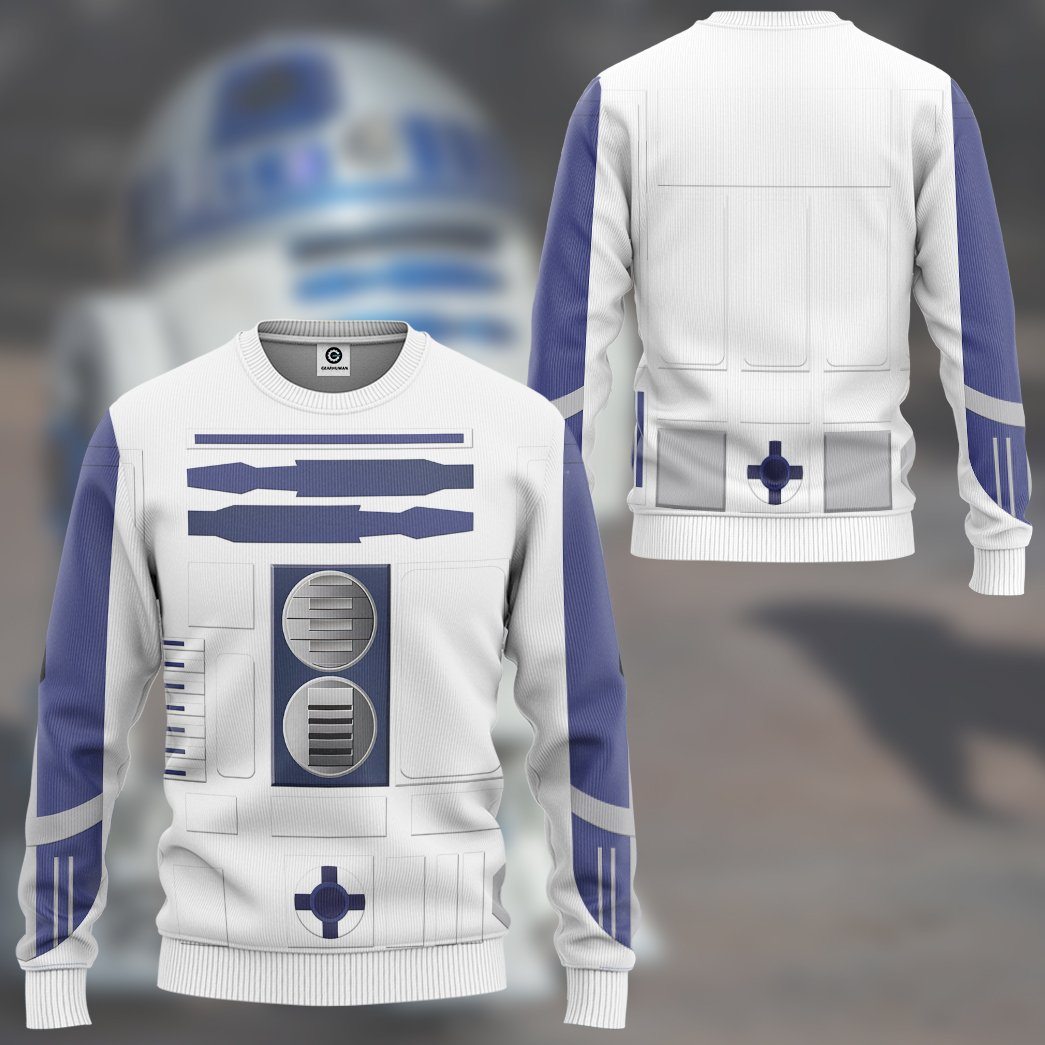  R2D2 Cosplay Custom Tshirt Hoodie Apparel