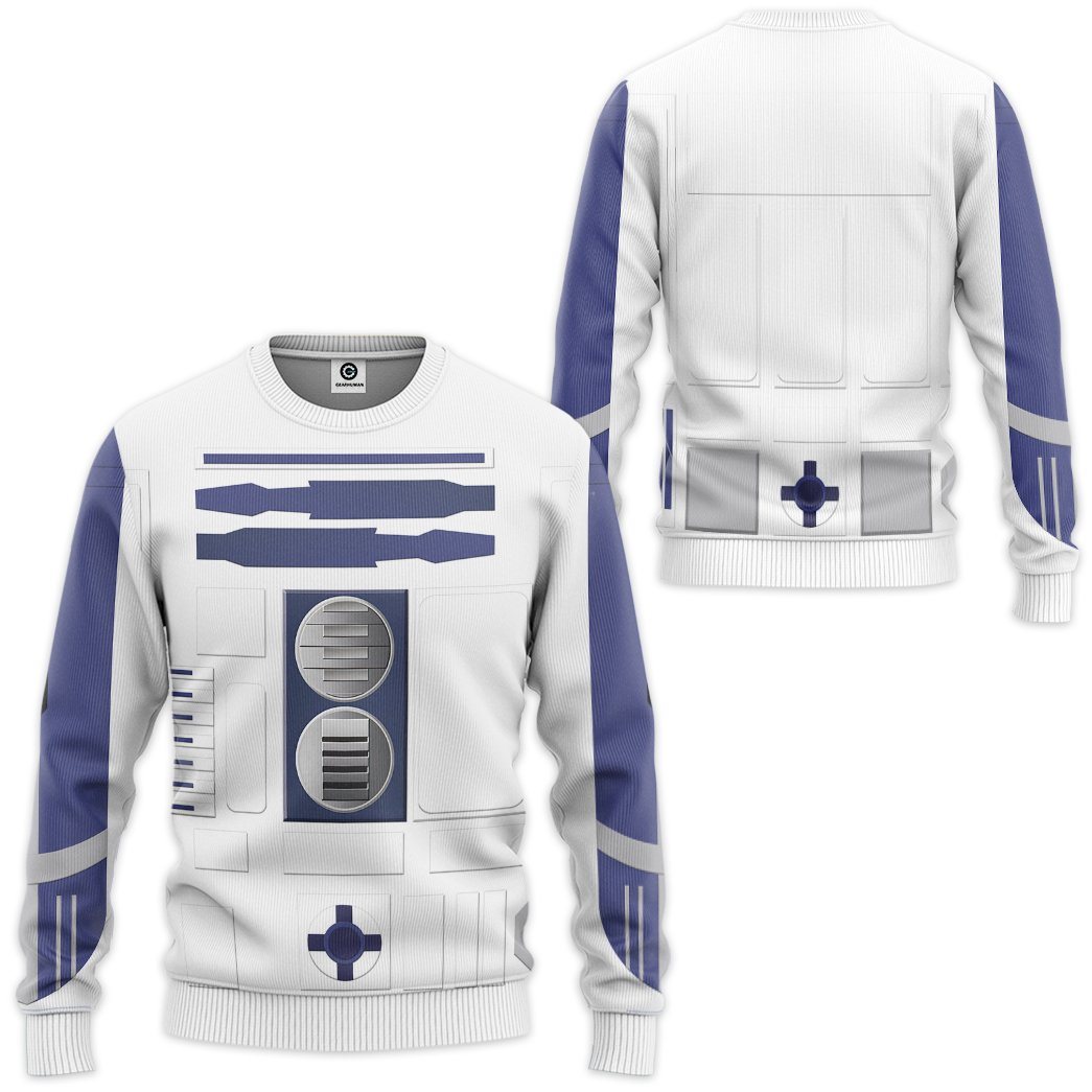  R2D2 Cosplay Custom Tshirt Hoodie Apparel