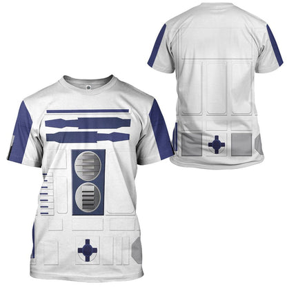  R2D2 Cosplay Custom Tshirt Hoodie Apparel