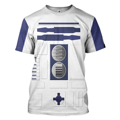  R2D2 Cosplay Custom Tshirt Hoodie Apparel
