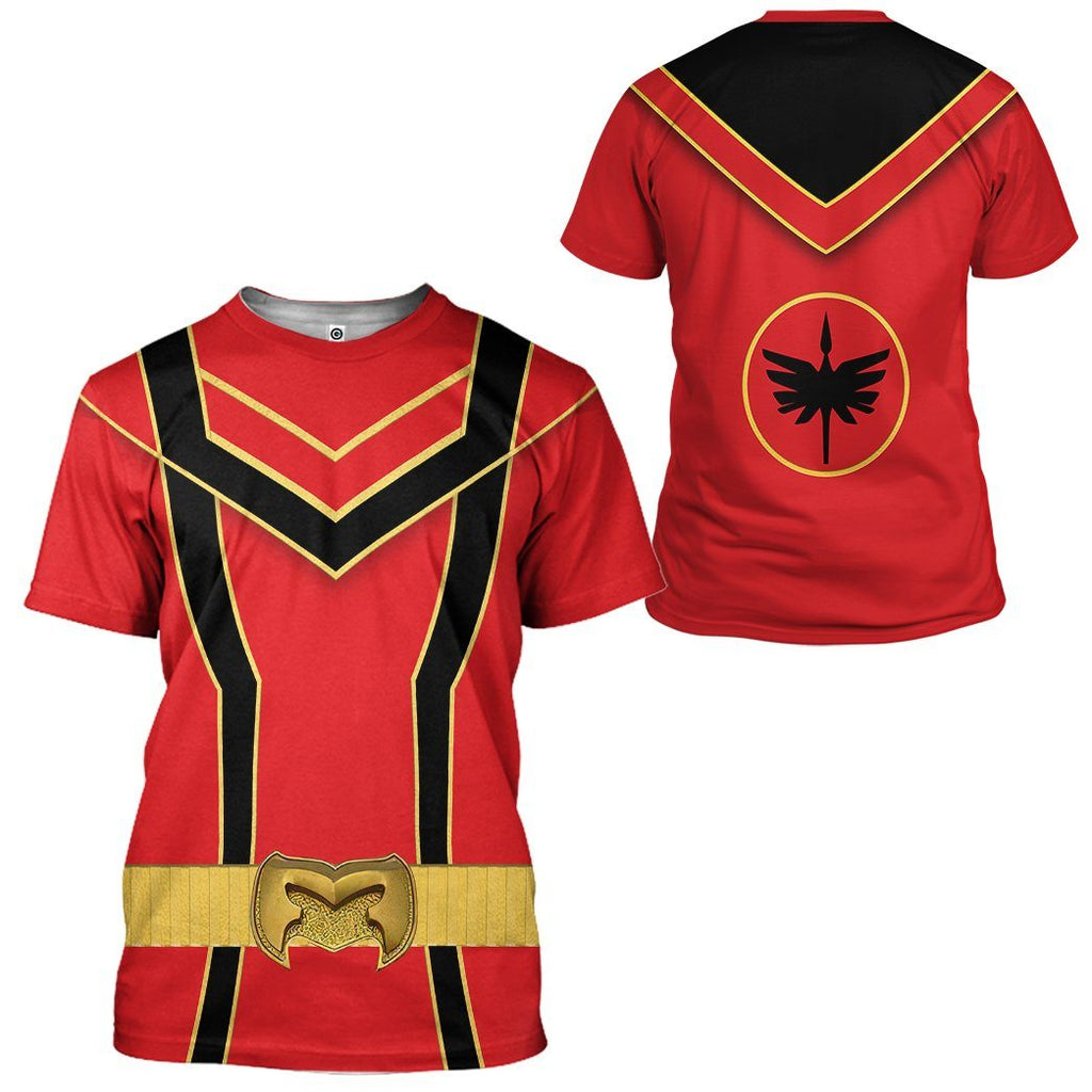  Red Power Rangers Mystic Force Tshirt Hoodie Apparel