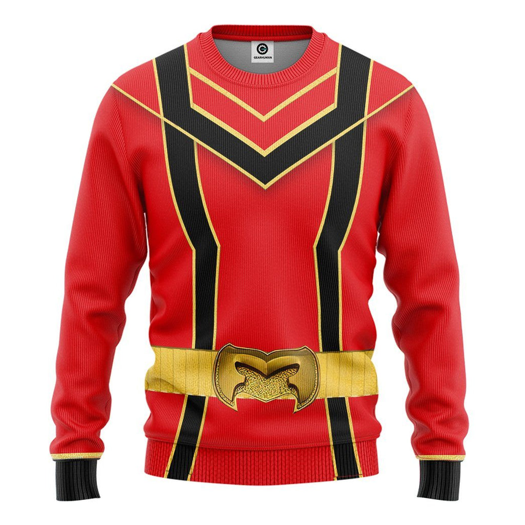  Red Power Rangers Mystic Force Tshirt Hoodie Apparel