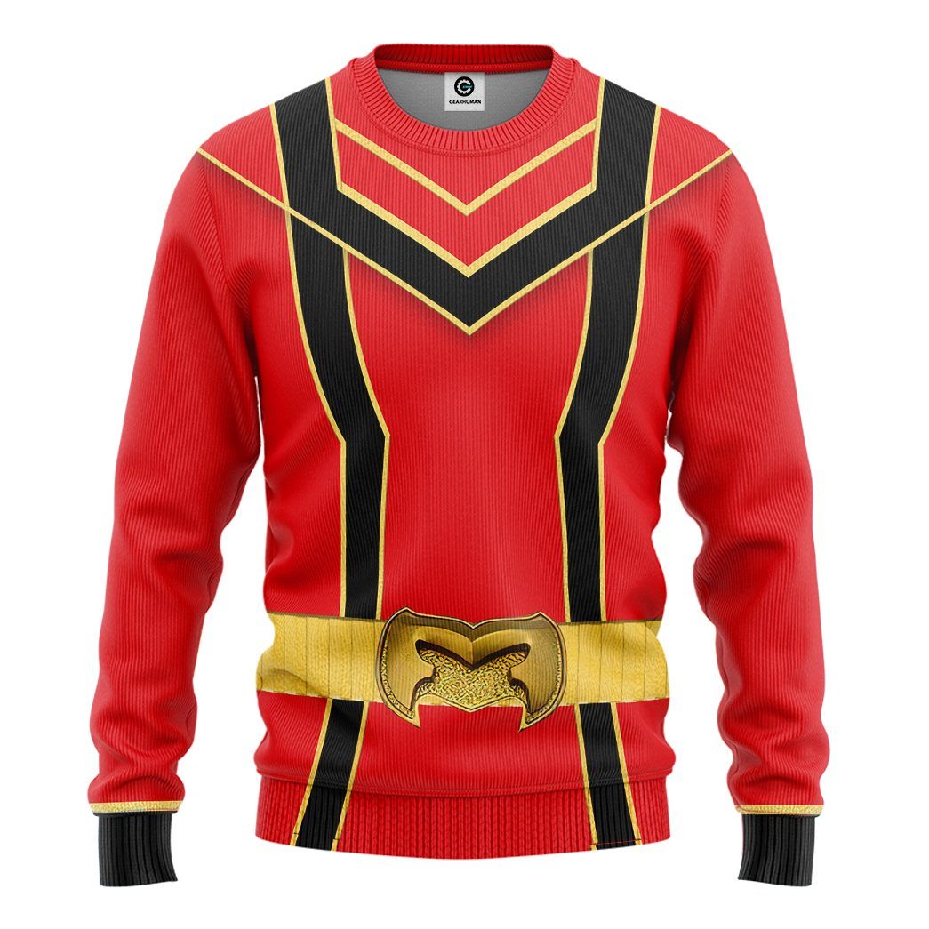  Red Power Rangers Mystic Force Tshirt Hoodie Apparel