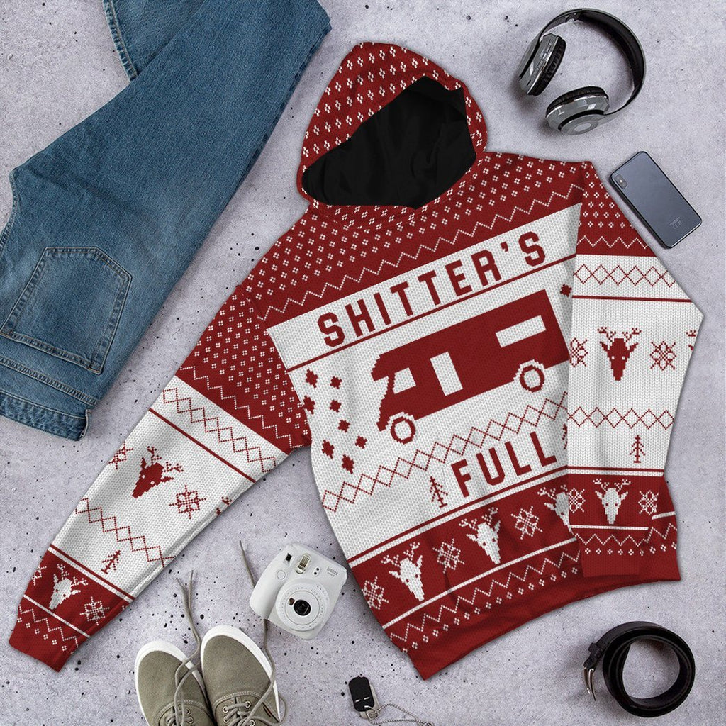  Shitters Full Ugly Christmas Red Custom Hoodie Apparel