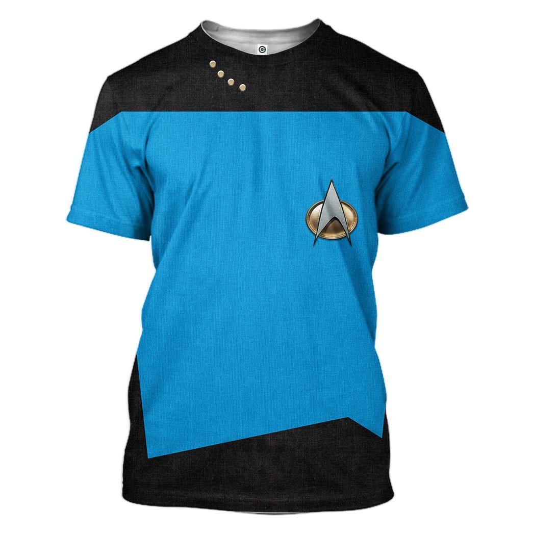  S.T The Next Generation 1987 1994 Blue Custom Tshirt Hoodie Apparel