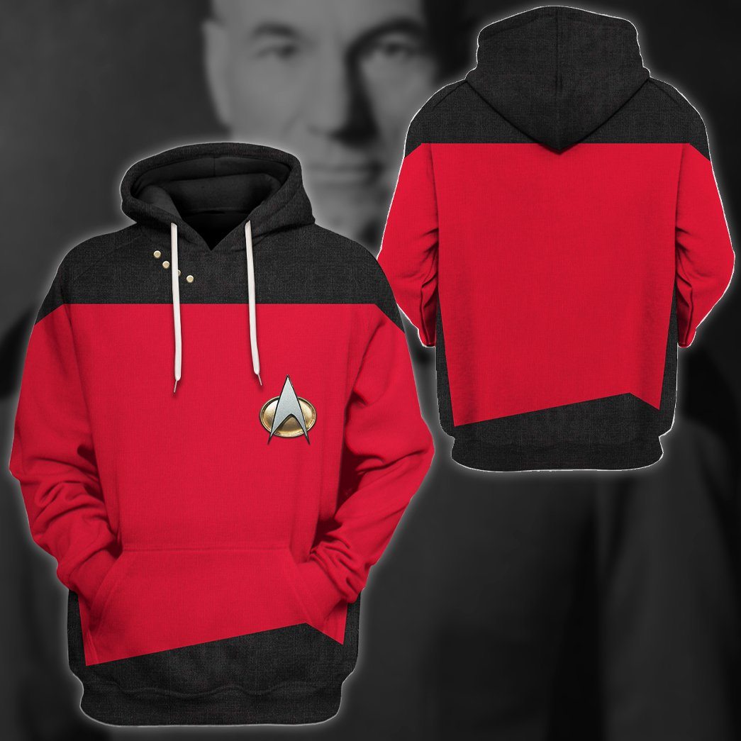  S.T The Next Generation 1987 1994 Red Custom Tshirt Hoodie Apparel