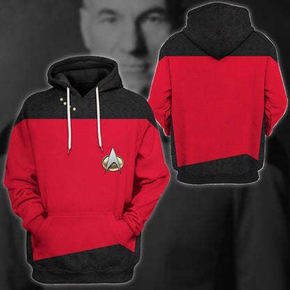  S.T The Next Generation 1987 1994 Red Custom Tshirt Hoodie Apparel