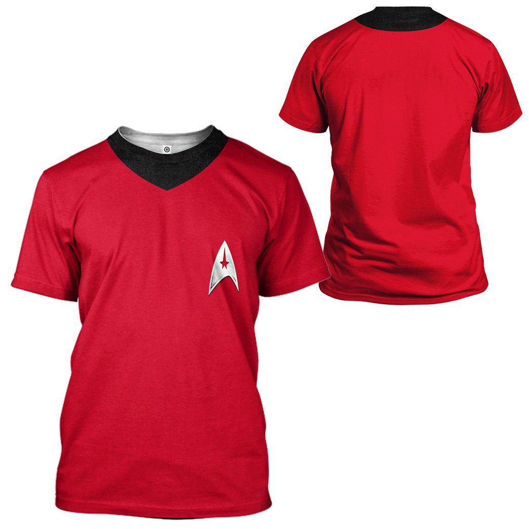  S.T The Original Series 1966 1969 Red Custom Tshirt Hoodie Apparel