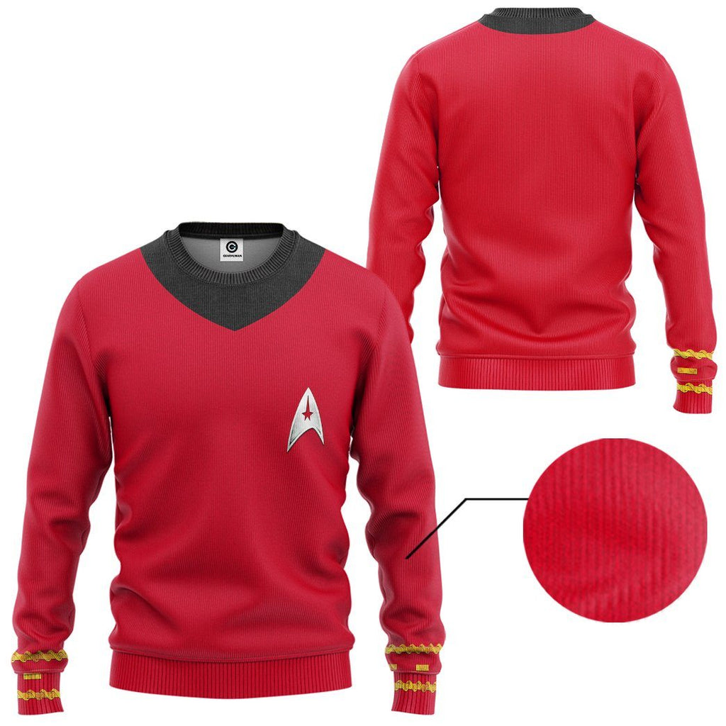  S.T The Original Series 1966 1969 Red Custom Tshirt Hoodie Apparel