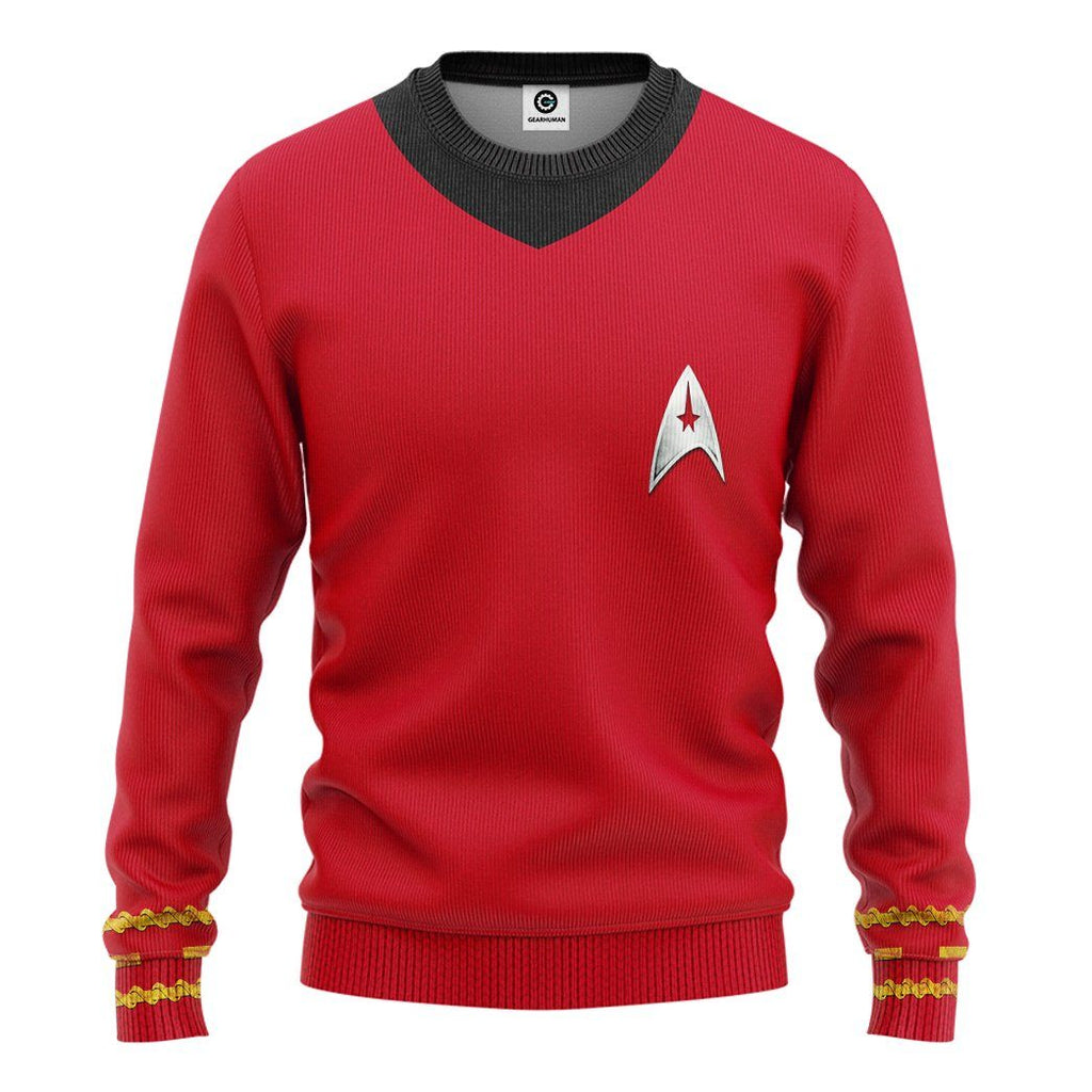  S.T The Original Series 1966 1969 Red Custom Tshirt Hoodie Apparel