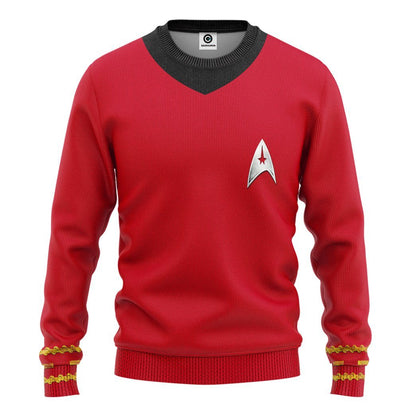  S.T The Original Series 1966 1969 Red Custom Tshirt Hoodie Apparel