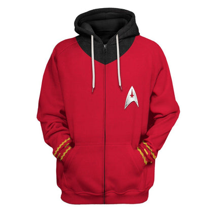  S.T The Original Series 1966 1969 Red Custom Tshirt Hoodie Apparel