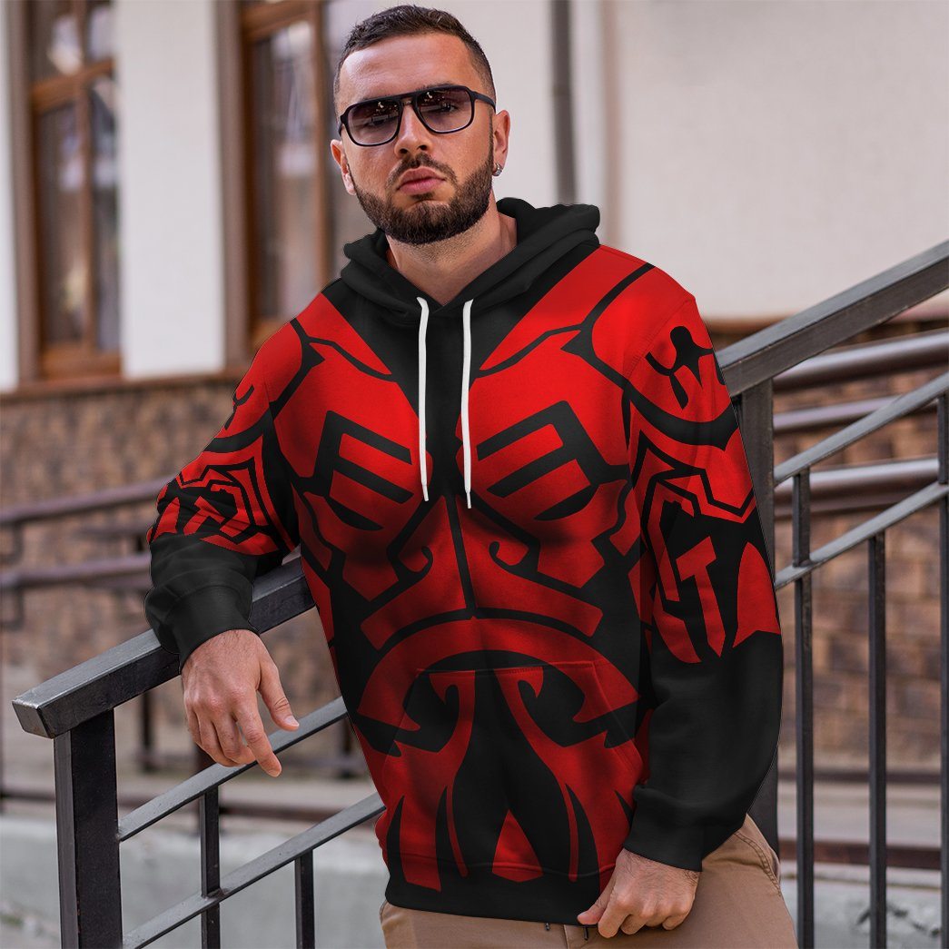  S.W Darth Maul Cosplay Custom Tshirt Hoodie Apparel