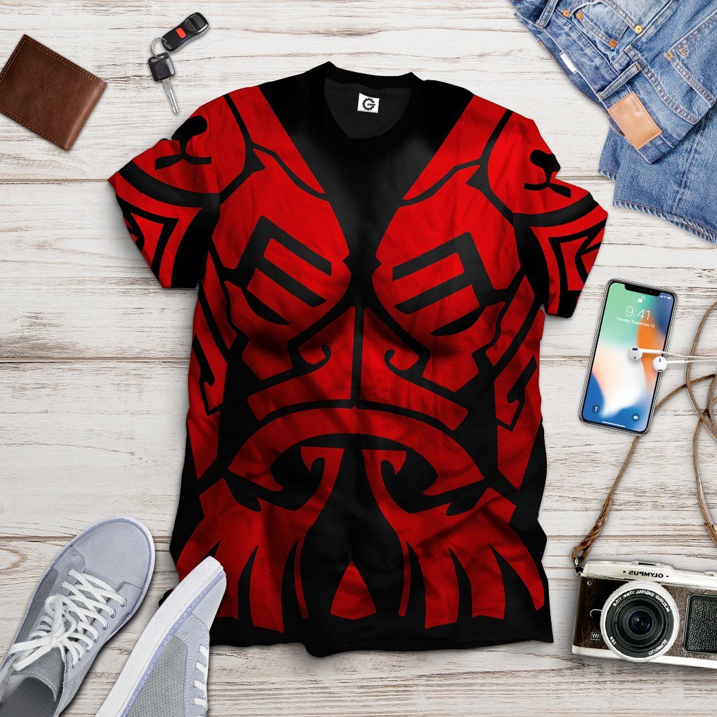 S.W Darth Maul Cosplay Custom Tshirt Hoodie Apparel