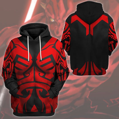  S.W Darth Maul Cosplay Custom Tshirt Hoodie Apparel