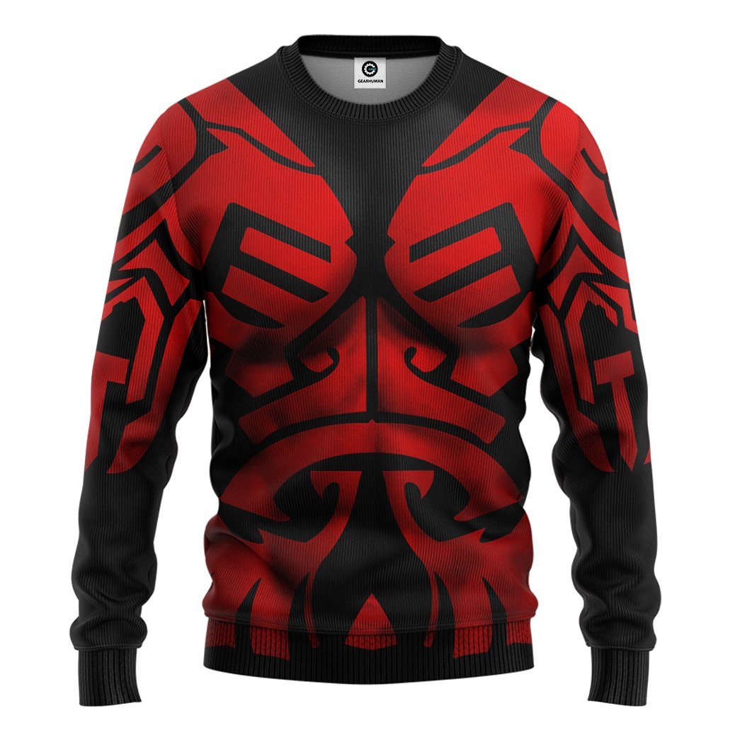  S.W Darth Maul Cosplay Custom Tshirt Hoodie Apparel