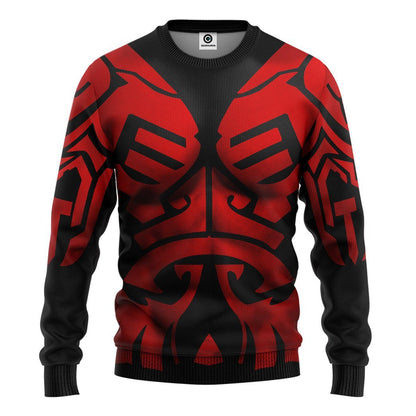  S.W Darth Maul Cosplay Custom Tshirt Hoodie Apparel