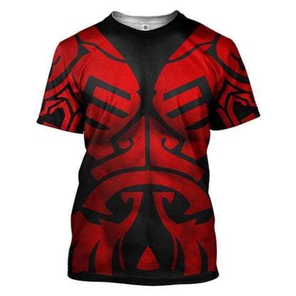  S.W Darth Maul Cosplay Custom Tshirt Hoodie Apparel
