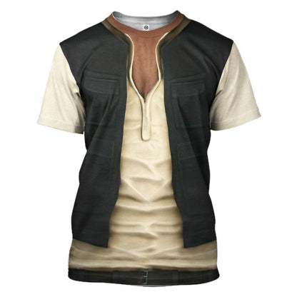  SW T-shirt SW Han Solo Costume 3d T-shirt SW Hoodie   