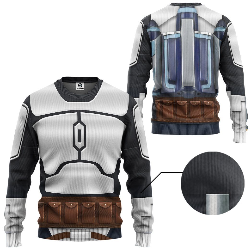  S.W Jango Fett Costume Tshirt Hoodie Apparel