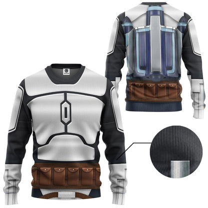  S.W Jango Fett Costume Tshirt Hoodie Apparel