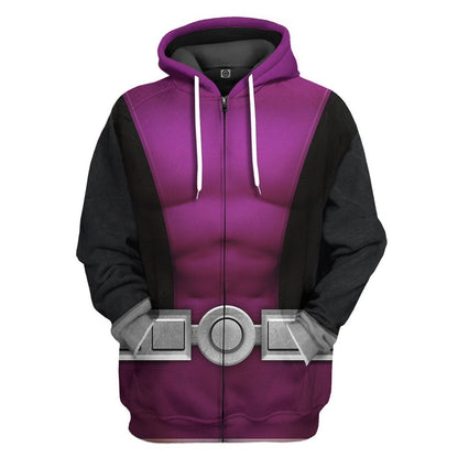  Teen Titan Beast Boy Cosplay Custom Tshirt Hoodie Apparel
