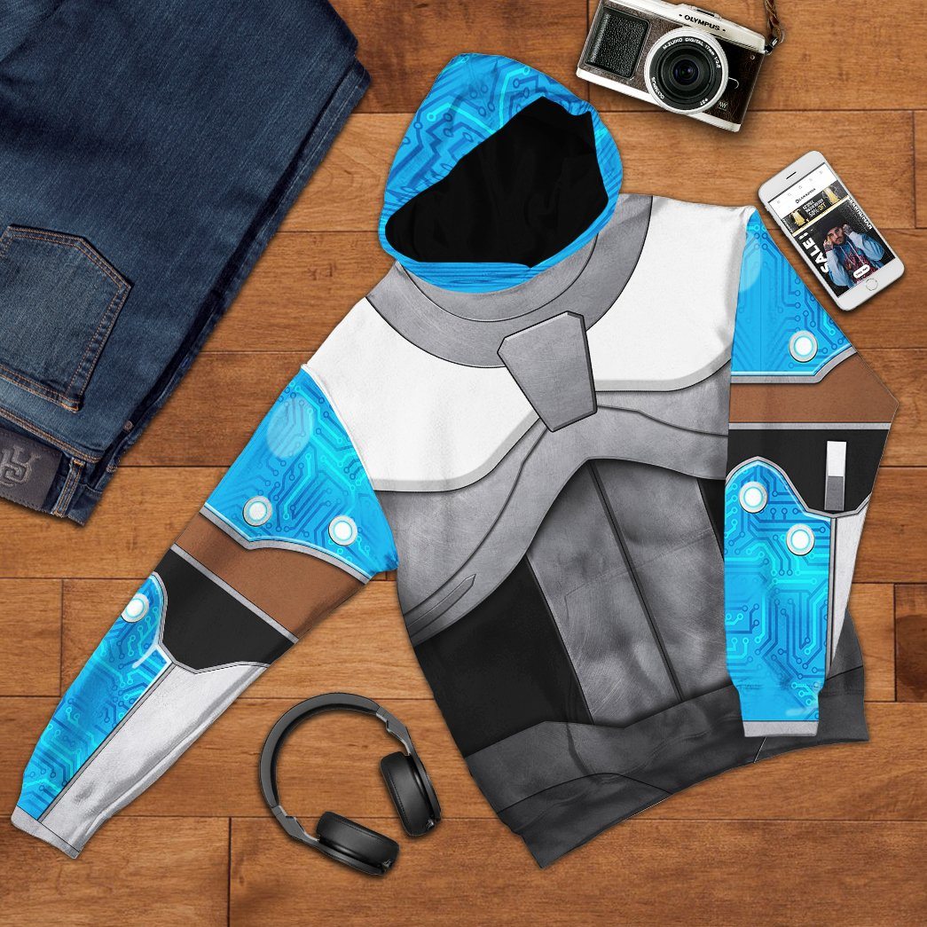  Teen Titan Cyborg Cosplay Custom Tshirt Hoodie Apparel